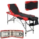 image 6 of HOMCOM Portable Massage Table Beauty Therapy Couch Bed Spa Aluminum Red