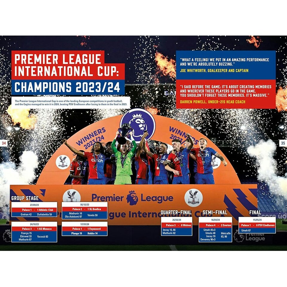 image 1 of Crystal Palace FC 2025 Annual - Multicoloured - One Size