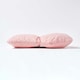 image 4 of Homescapes Pink Cotton Back Support Cushion | Pink