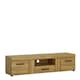 image 1 of Cortina 2 Door 1 Drawer Wide TV Cabinet in Grandson Oak