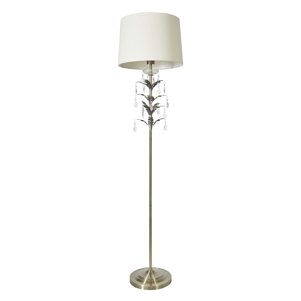 image 1 of BHS Paisley Floor Lamp | Bronze | Antique Brass | 1
