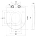 image 5 of RTS D Shape Potty Training Toilet Seat - Soft Close Quick Release Top Fix Toilet Seat