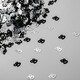 image 2 of 4 x 14g 80th Black Happy Birthday Confetti