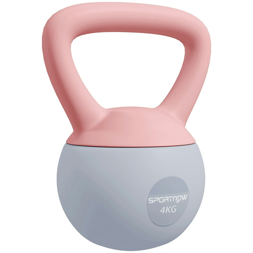 image 1 of SPORTNOW Kettlebell with Soft Body and Non-Slip Handle | Multi | 4