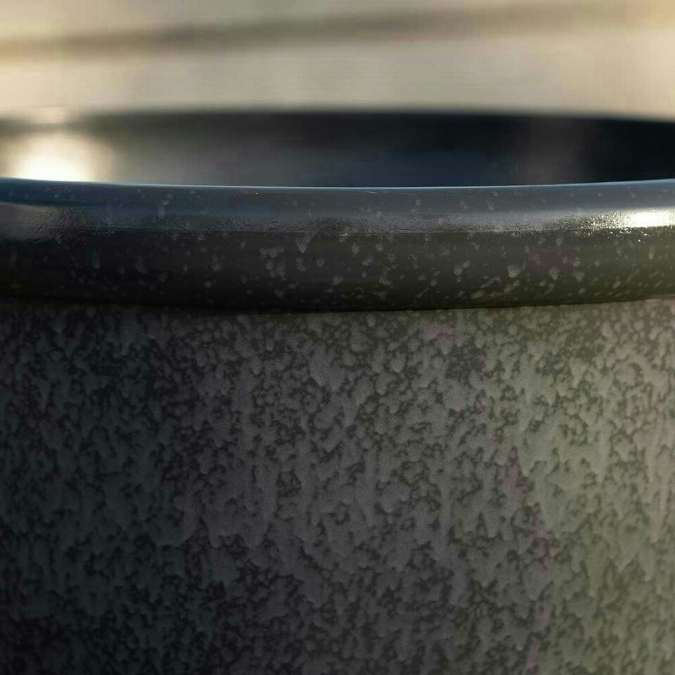 image 1 of Primrose Garden Round Flower Pot Planter Grey 43.5cm