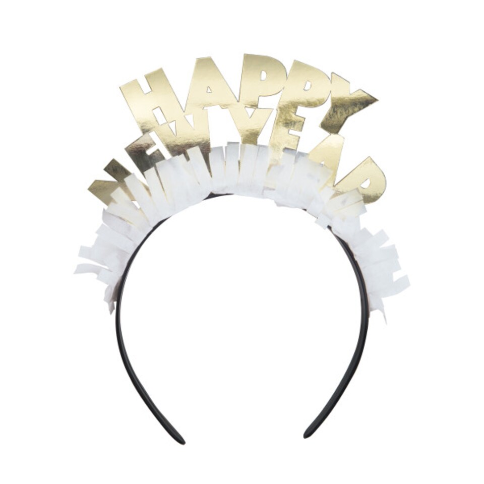 image 1 of Happy New Year Assorted Headbands - Pack of 4