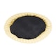 image 6 of Living and Home 6 Colour Soft Donut Pet Bed for Cats & Dogs,Warm & Cosy Retreat | Yellow | Pastel Yellow | M