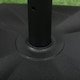 image 6 of Outsunny 18kg Patio Parasol Base Concrete Outdoor Umbrella Stand Holder Black