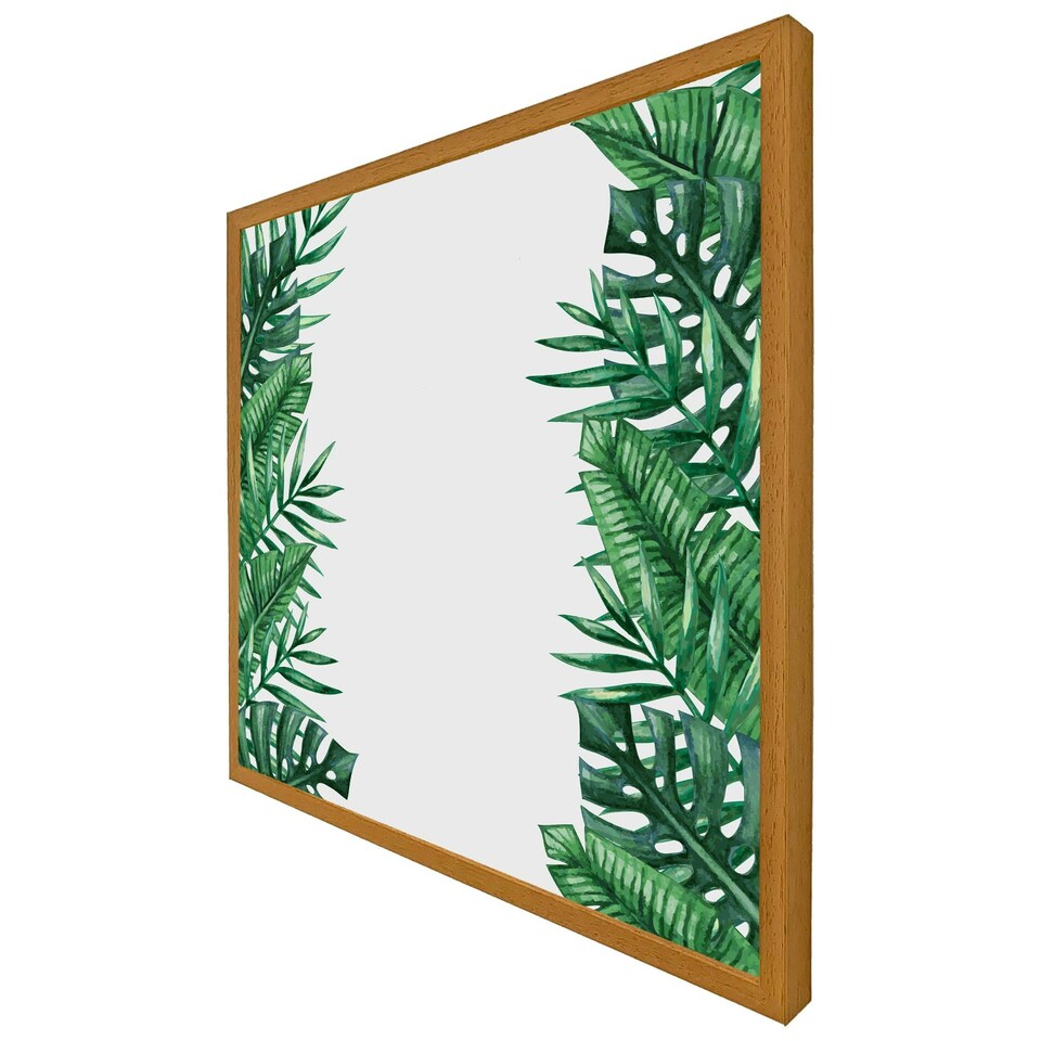 image 1 of Half botanical border (Picture Frame) White | XS