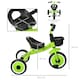 image 5 of AIYAPLAY Baby Trike, Toddler Tricycle with Adjustable Seat, Basket, Bell, Kids Tricycle for 2-5 Years Old, Green