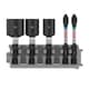 image 1 of Bosch Pro Impact Screwdriver Bit Set (Pack of 5) | Black | Black | One Size | 1