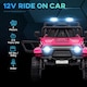 image 3 of AIYAPLAY Kids Ride On Car, 12V Electric Truck w/ Suspension, Pink
