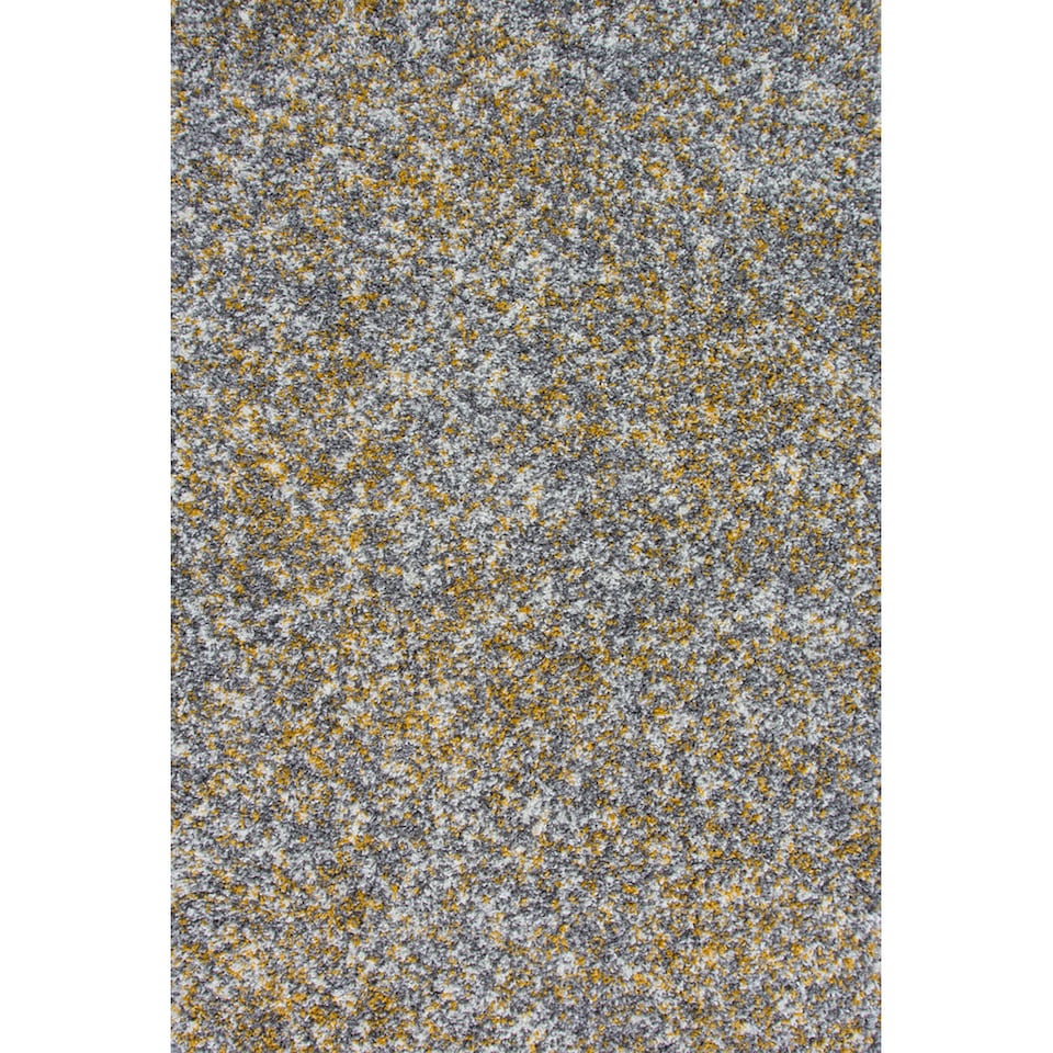 image 1 of KUKOON Yellow Ochre Mottled Shaggy Living Area Rug 80cm x 150cm