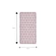 image 3 of Laguna Anti Slip Pink PVC Bath Mat 68cm x 37cm - 2 Set | Pink | Pink | 2
