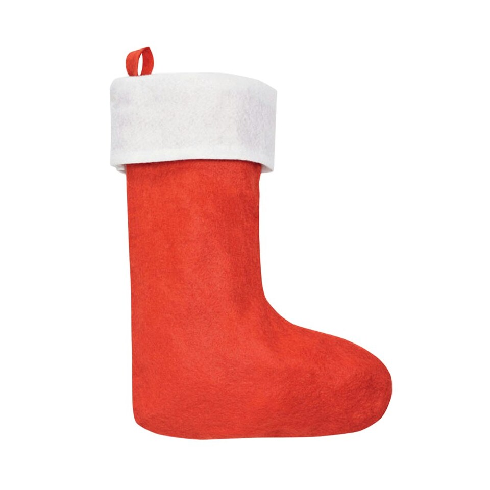 image 1 of MidOcean NOBO Christmas Stocking - Red/Red - 36cm x 19cm