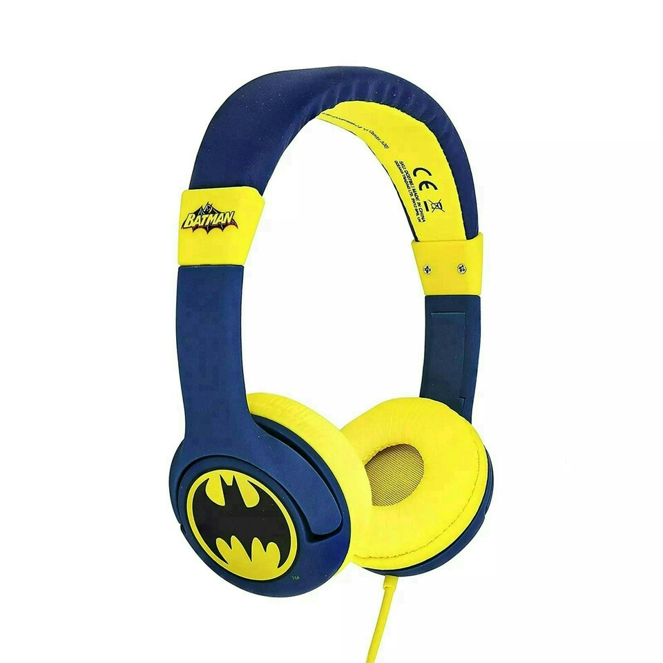 OTL Batman Kid's Wired Headphones Blue