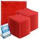 image 1 of Microfibre Cleaning Cloth 40x40cm Super Absorbent Lint Free Microfiber Cloths Cleaning for Home, Kitchen, Mirrors, Car - Pack of 20