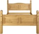image 3 of Corona Double Bed Frame High Foot End Mexican Solid Pine
