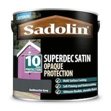 Sadolin Superdec Satin 2.5L Anthracite Grey