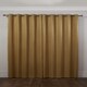 image 3 of Metro Thermal Blackout Eyelet Curtains 116cm x 137cm Ochre | Yellow | Yellow