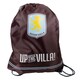 image 3 of Aston Villa FC Up The Villa Drawstring Bag | Brown | Brown/Blue/Yellow | One Size | 1