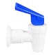 image 10 of SPARES2GO Universal Water Dispenser Tap Spigot Cooler Bottle Lever Faucet Spout (Blue / Cold, 15mm Internal Thread) Blue