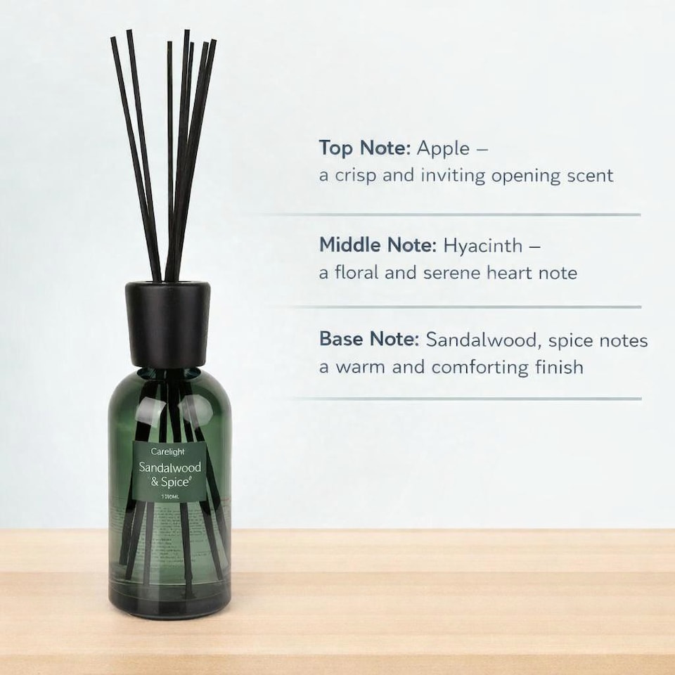 image 1 of Candlelight Reed Diffuser 1000ml - Sandalwood & Spice