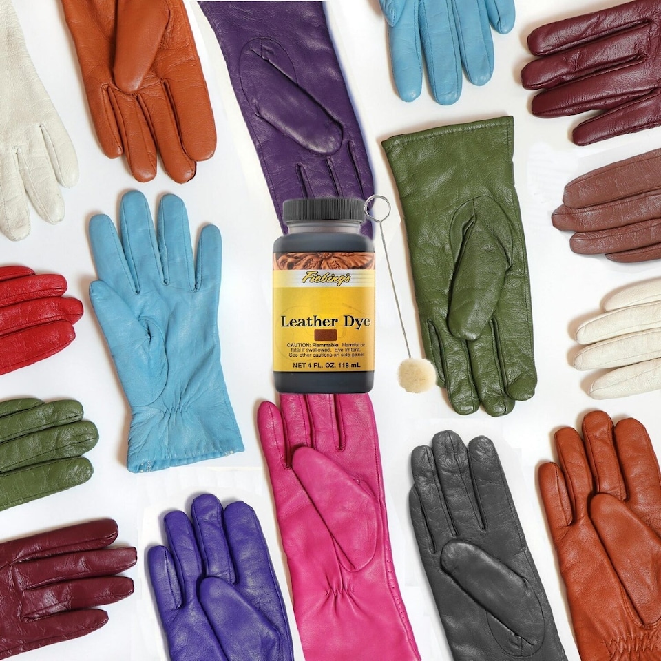 image 1 of Fiebing's Leather Dye - Professional Alcohol-Based Colour Dyes 4oz | Black | Black