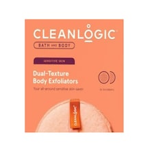 Cleanlogic Bath and Body Dual Texture Exfoliator Contains 3 Pairs