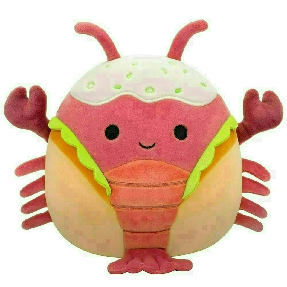 image 1 of Squishmallows Lorono The Lobster Roll 7.5-Inch Soft Toy
