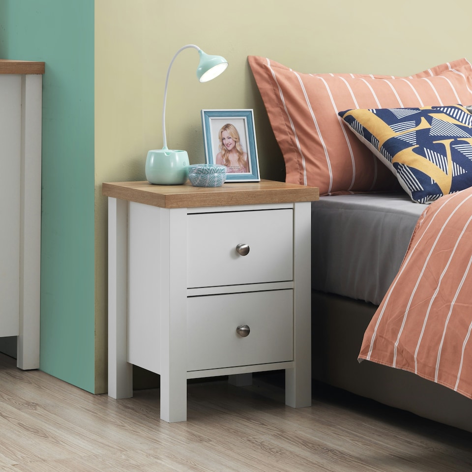 image 1 of Bedside Cabinet 2 Drawer