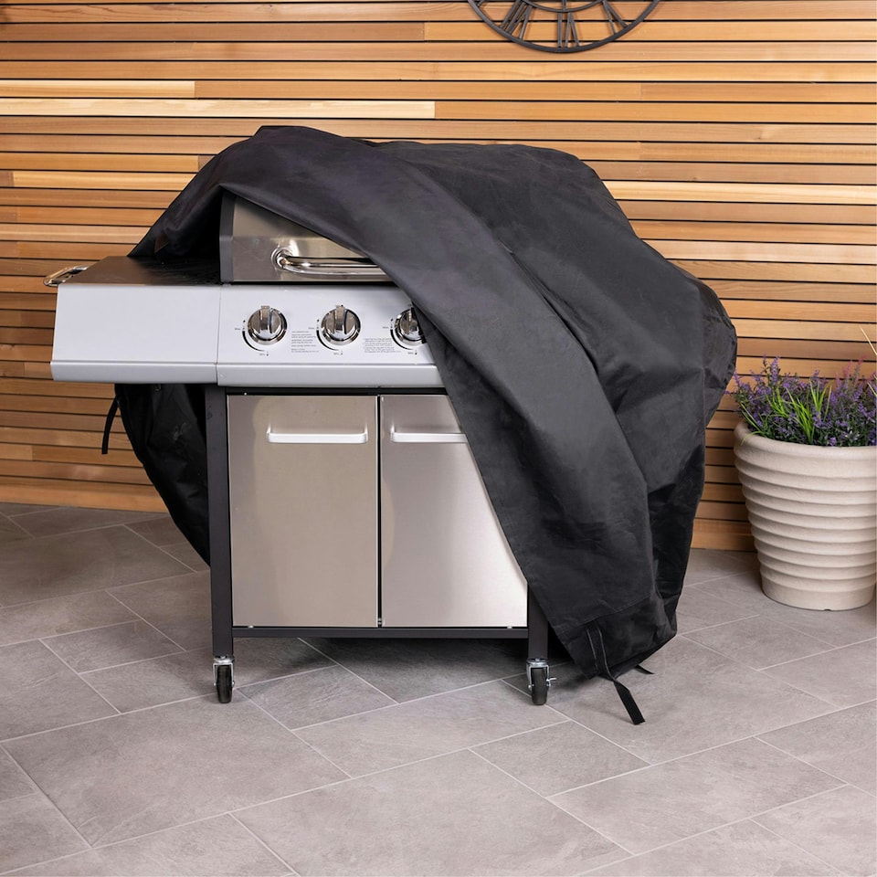 image 1 of Charles Bentley Universal Waterproof Gas Charcoal BBQ Cover Large 4-5 Burner
