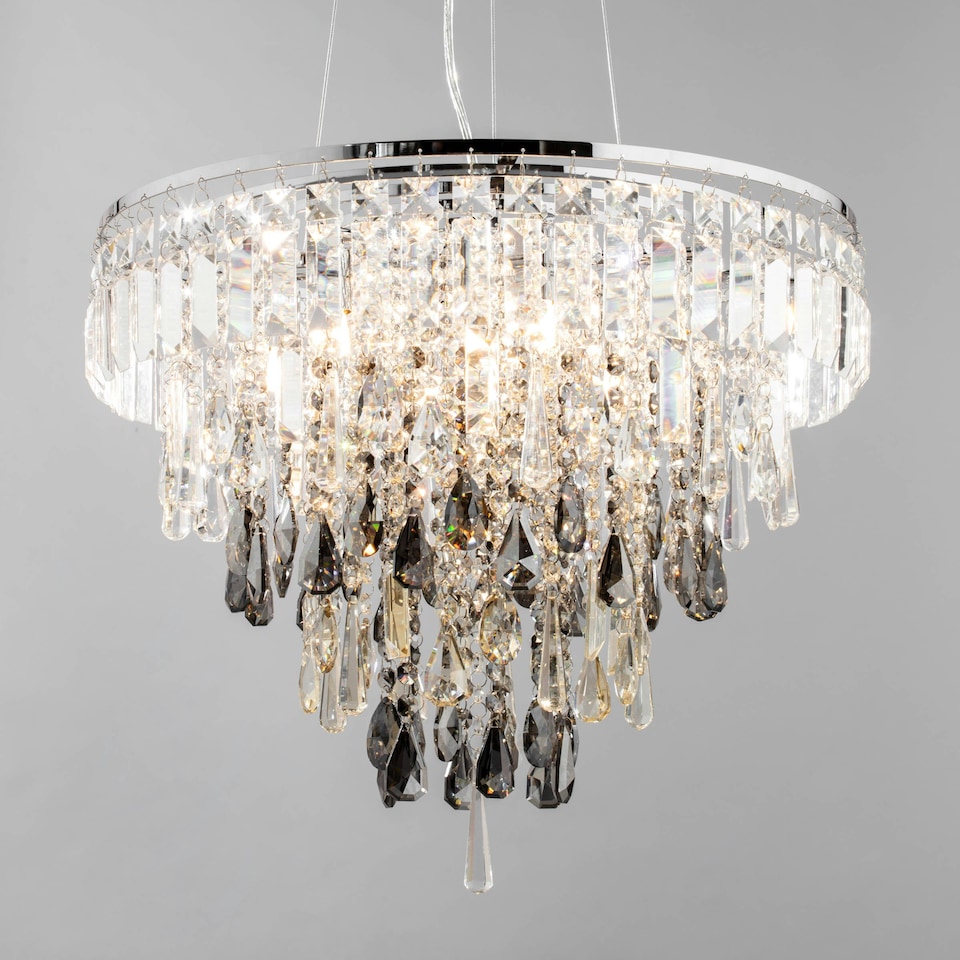 image 1 of BHS Jennifer Pendant Ceiling Light, Chrome | Silver | Chrome | 1