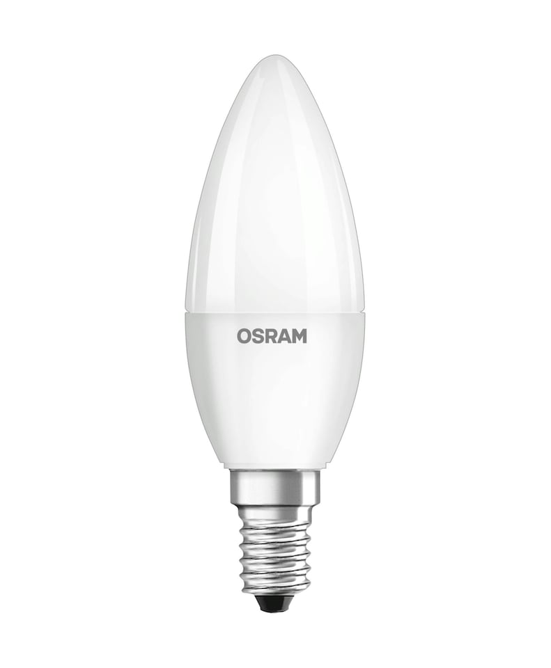 image 1 of Osram LED Star Classic Light Bulb B25 For E14 Socket 6 Pack