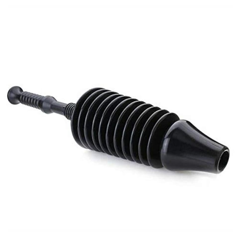image 1 of Marco Paul Heavy Duty Black Toilet Plunger