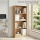 image 4 of Vida Designs Cambridge 4 Tier Large Bookcase Display Storage, Oak