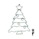 image 1 of 60cm x 46cm Light up FlexiBrights Christmas Tree Silhouette with 164 Multi-Coloured LEDs