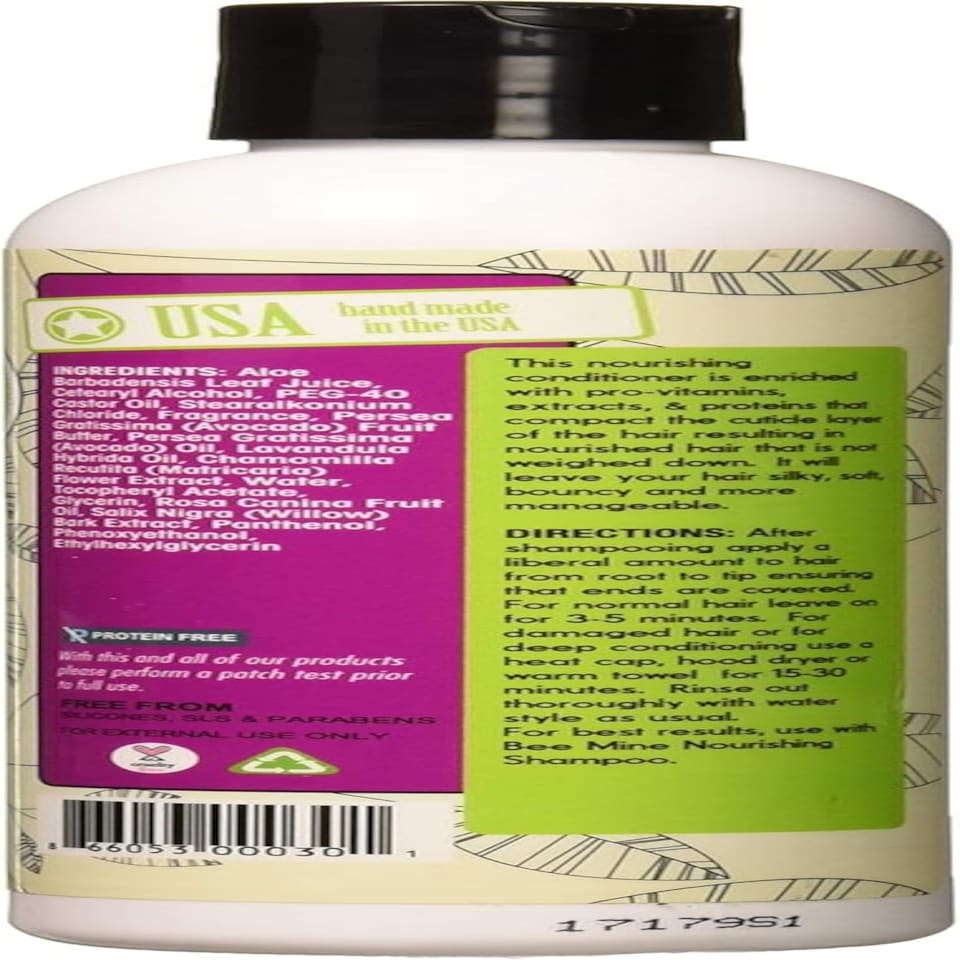 image 1 of Bee Mine Organics Avocado Cream Balanced Conditioner 237 ml