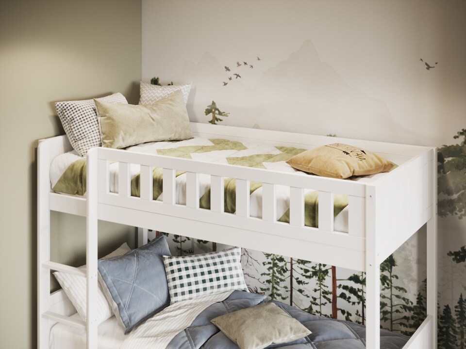 image 1 of Flair Bea Wooden Bunk Bed White