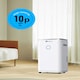 image 10 of PureMate 20 Litre Dehumidifier with Ioniser, Continuous Drainage Hose and Sleep Mode