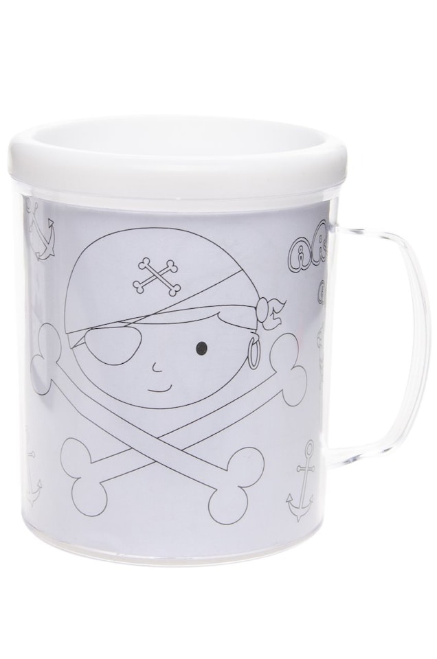 image 1 of Pirate Theme Color Your Own Mug