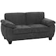 image 1 of HOMCOM 2 Seater Sofa, Chenille Small Sofa with Spring Cushions | Grey | Dark Grey | Two Seater