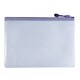 image 6 of Pack of 12 A4 Purple PVC Mesh Zip Bags