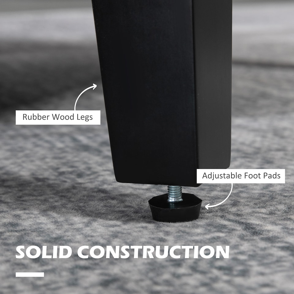 image 1 of HOMCOM Armchair, Modern Upholstered Linen Living Room Chair, Accent Chair with Spring Pack, Wood Legs for Bedroom, Home Office, Blue