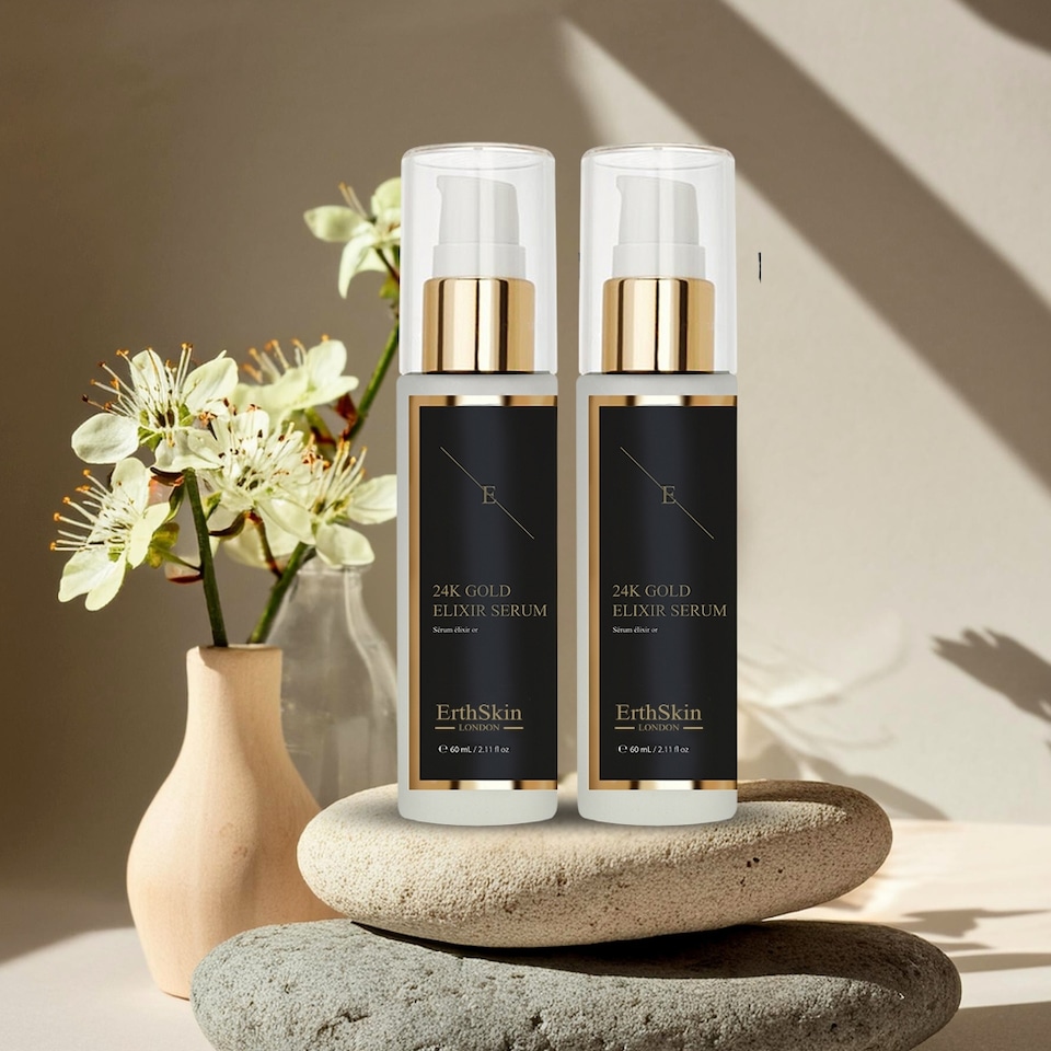 image 1 of Erth Skin London Anti-Wrinkle Elixir Serum 24K Gold X 2