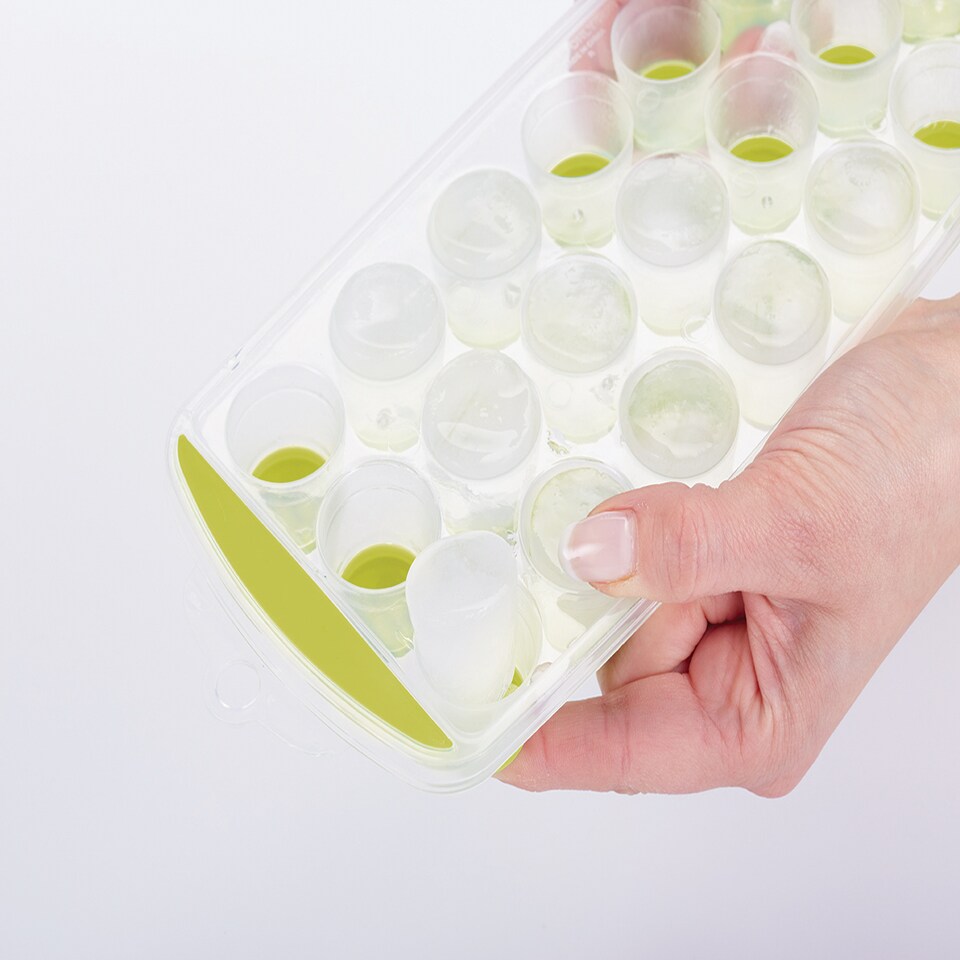 image 1 of Colourworks Silicone Ice Cube Tray Green
