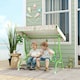 image 2 of AIYAPLAY Kids Garden Swing Chair, Swing Seat with Adjustable Canopy | Green