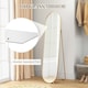 image 4 of HOMCOM Oval Full Length Mirror with Metal Frame Hanging or Leaning Gold Tone