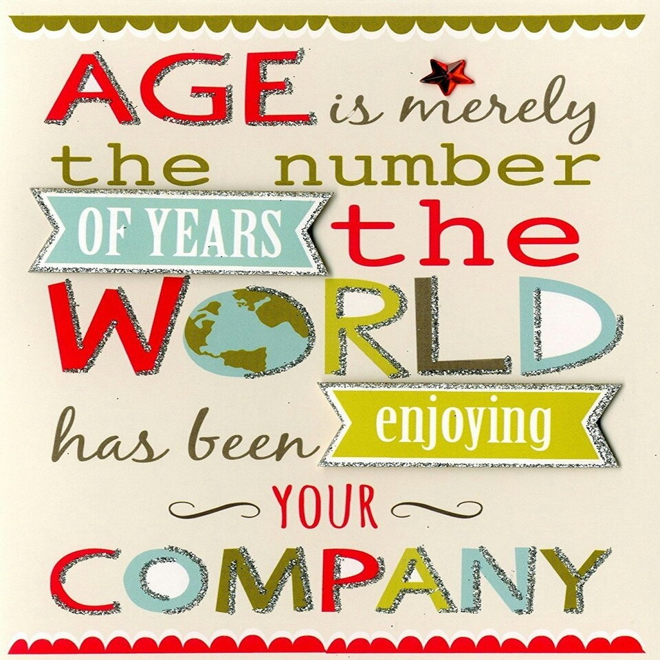 Birthday Age Is Greeting Card Second Nature Yours Truly Cards Tesco