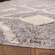 image 5 of KUKOON Grey Cream Diamond Loop Pile Living Room Area Rug 80cm x 150cm